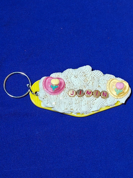 Flower Jimin Decoden Keychain