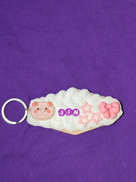 Jin I'm Pig Decoden Keychain