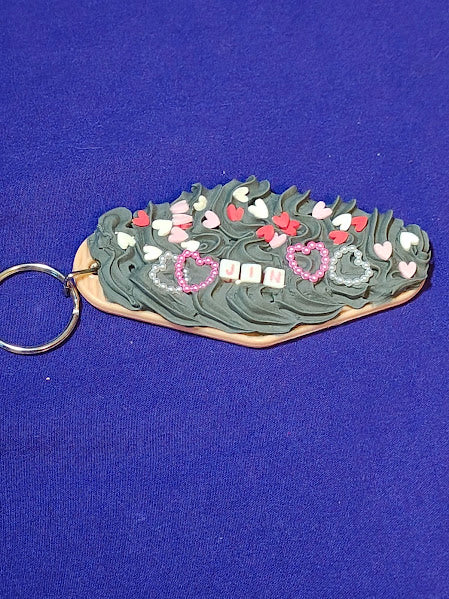 Jin Grey Stuff Dessert Decoden Keychain